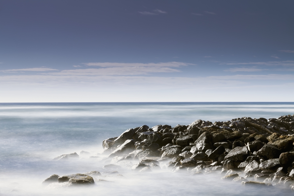 DPI12278646LARGE Driftood & Rocks Seen From Around Lydgate Beach Park - Lydgate Kauai Hawaii United States of America Print - 38 x 24 in. - Large