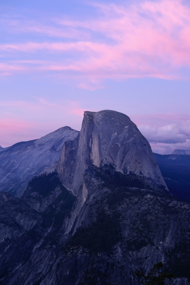 Sunset on Half Dome As Seen From Glacier Point Yosemite National Park - California United States of America Poster Print - 24 x 38 in. - Large