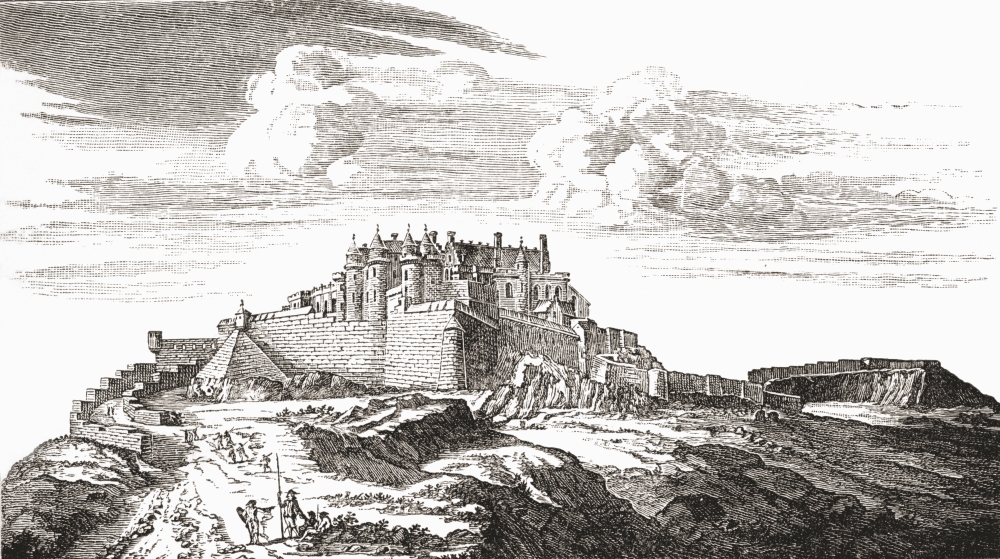 Picture of   Stirling Castle&#44; Stirling&#44; Scotland From A 19th Century Print From The Book Short History of The English People by J.R. Green Published London 1893 Poster Print&#44; 38 x 20 - Large