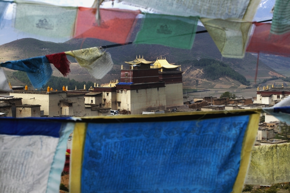 Prayer Flags Poster Print - 17 x 11