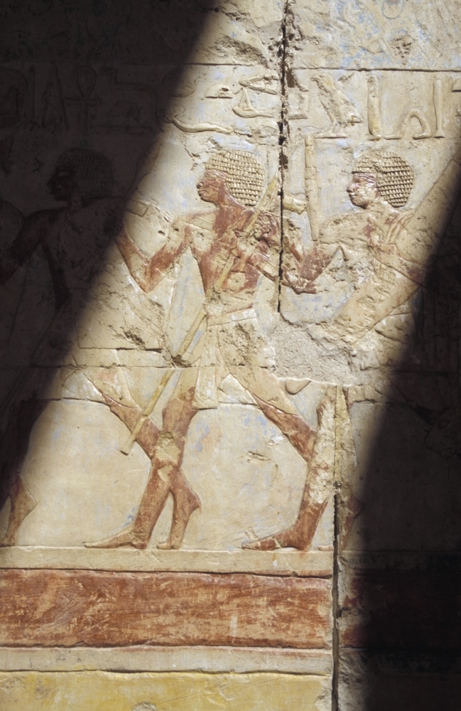 Reliefs At Hatshepsut Temple Poster Print - 22 x 34