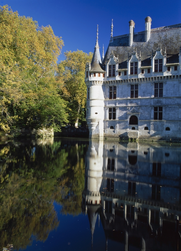 Azay Le Rideau Castle Poster Print - 13 x 18