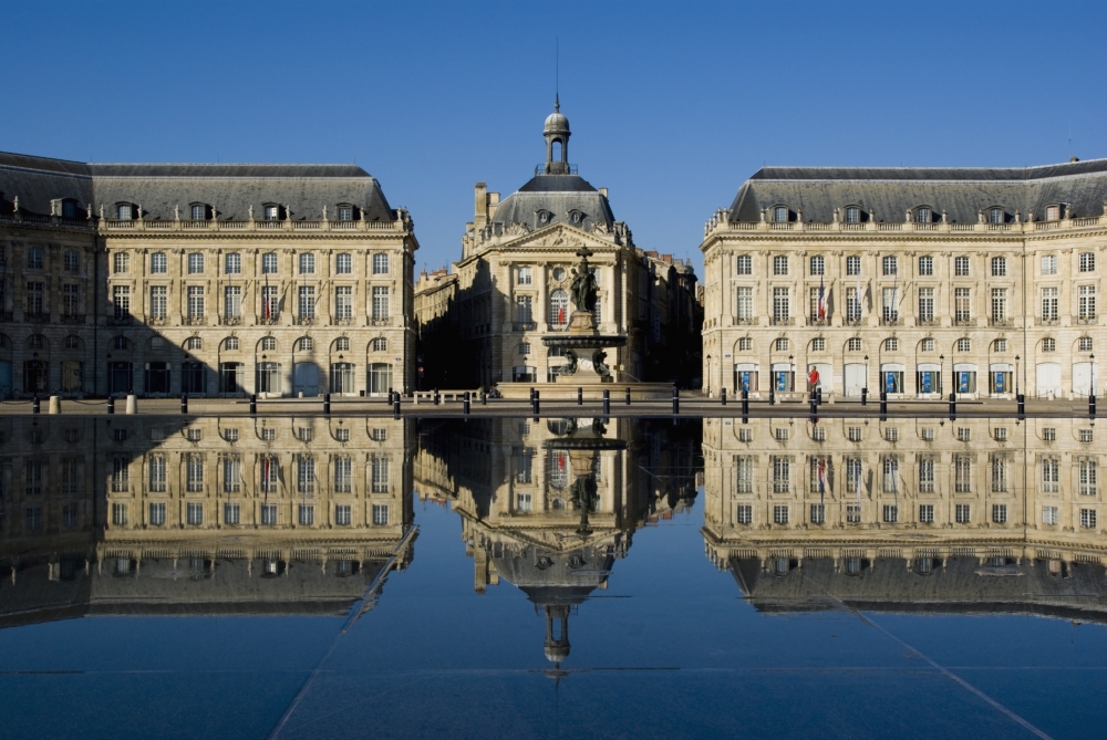 Place De La Bourse Poster Print - 19 x 12