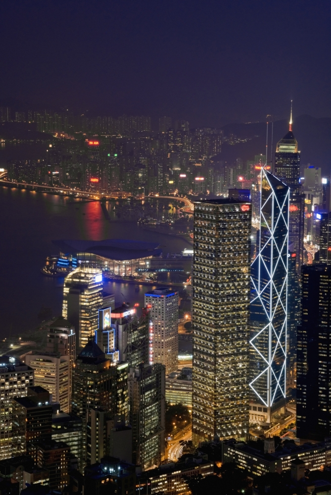 Cityscape & Causeway Bay Poster Print, 24 x 36 - Large