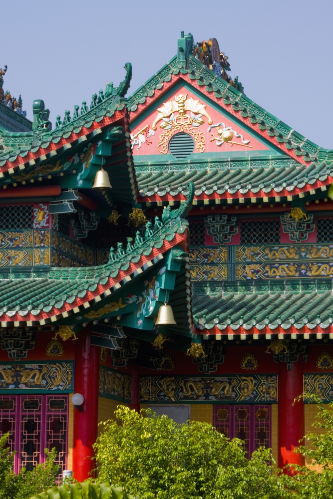 Wun Chuen Sin Koon Temple Poster Print, 12 x 18
