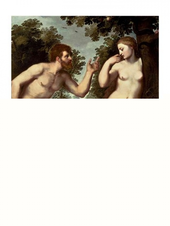 Picture of Posterazzi BALXIR62476LARGE Adam & Eve C.1599 Poster Print by Peter Paul Rubens - 24 x 36 in. - Large