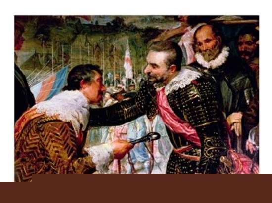 Picture of Posterazzi BALXIR68345 The Surrender of Breda Poster Print by Diego Velazquez - 24 x 18 in.