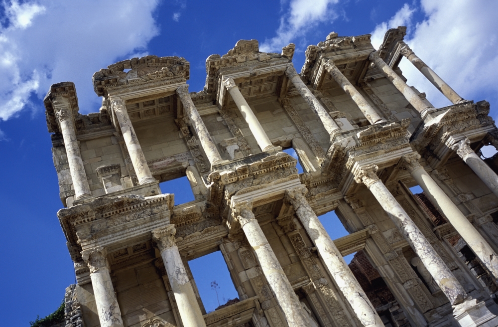 Ruins of The Great Library At Ephesus Poster Print