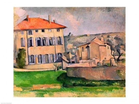 Jas De Bouffan Poster Print by Paul Cezanne - 36 x 24 in. - Large