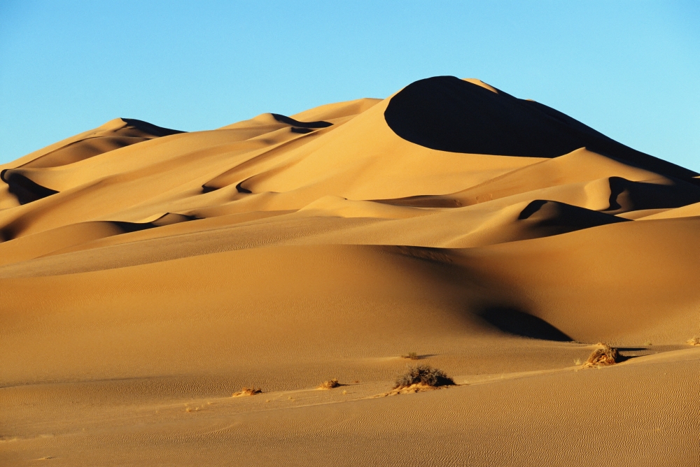Sand Dunes In Desert Poster Print - 18 x 12