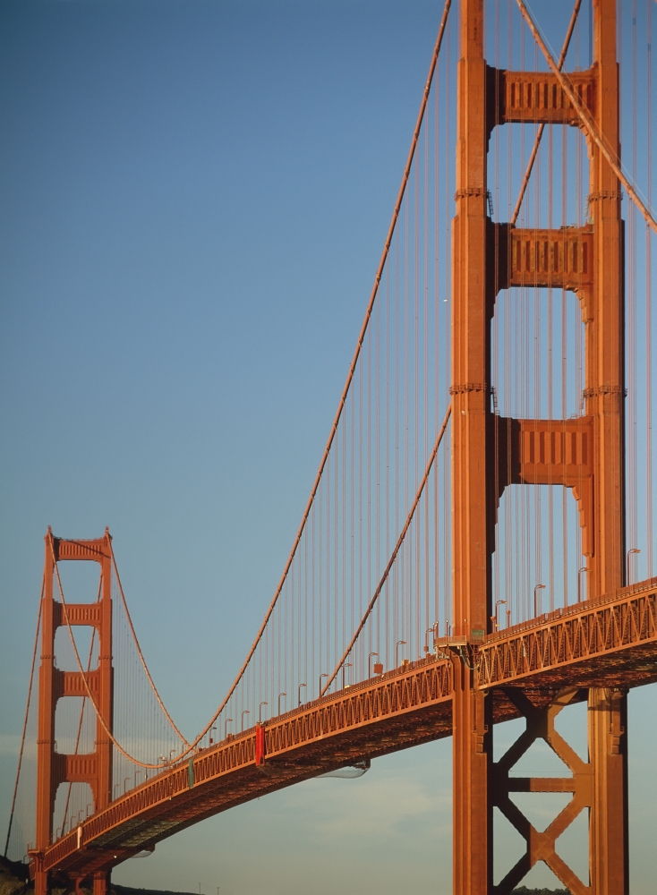 The Golden Gate Bridge At Dawn Poster Print - 26 x 36
