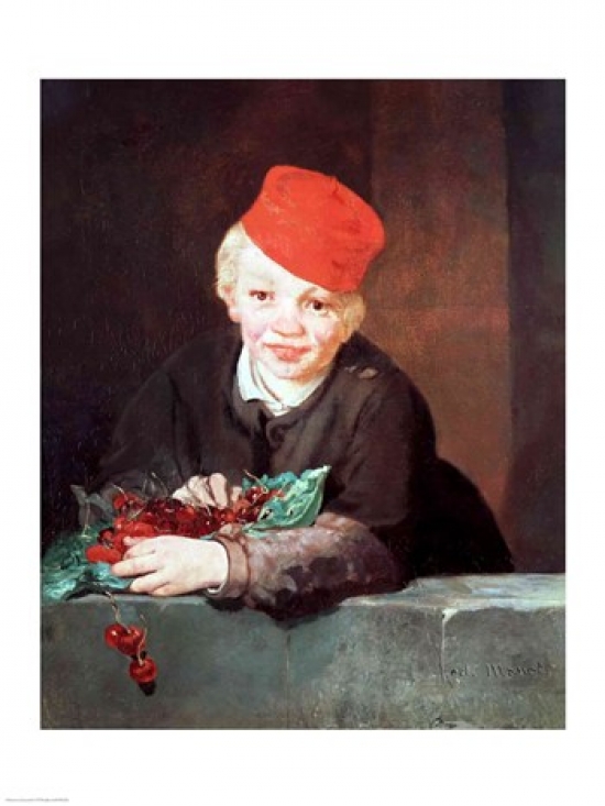 Picture of Posterazzi BALXIR83388 The Boy with The Cherries 1859 Poster Print by Edouard Manet - 18 x 24 in.
