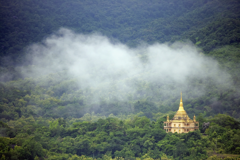 View From Phu Si Hill Poster Print