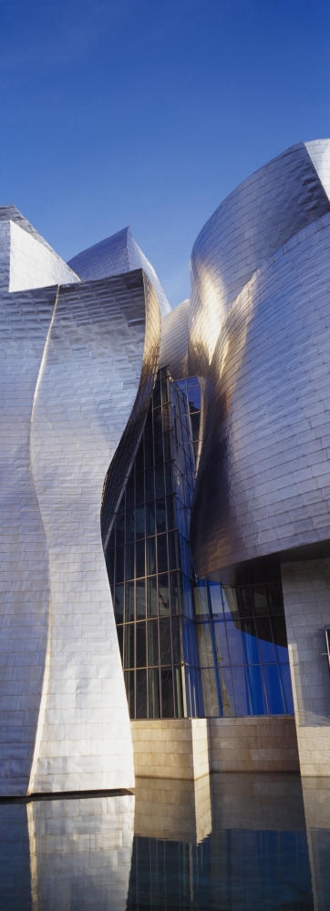 Guggenheim Museum Exterior Poster Print - 9 x 25