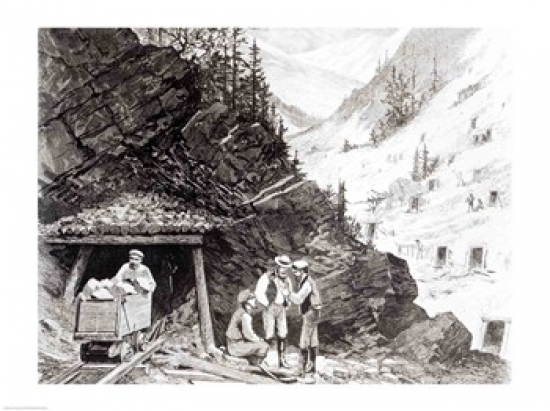Gold & Silver Mining Colorado Poster Print - 24 x 18 in.