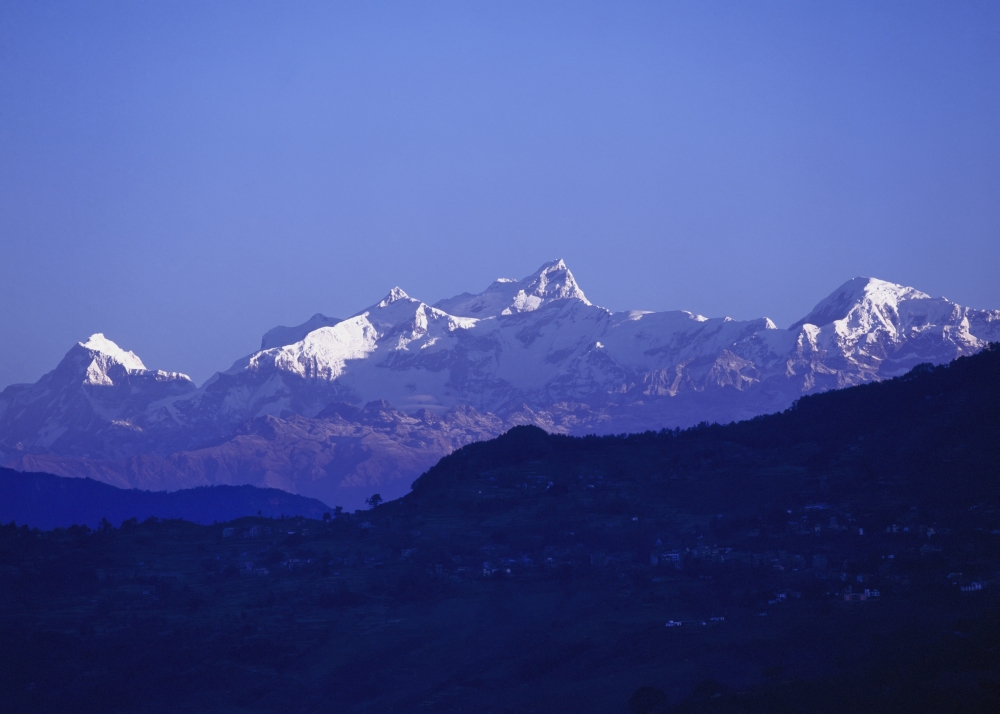 View of The Himalayas Poster Print - 18 x 13