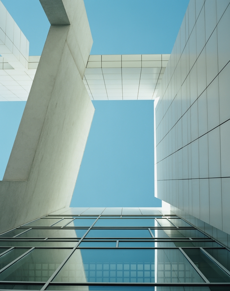 Modern Building Viewed From Below Poster Print, 26 x 34 - Large