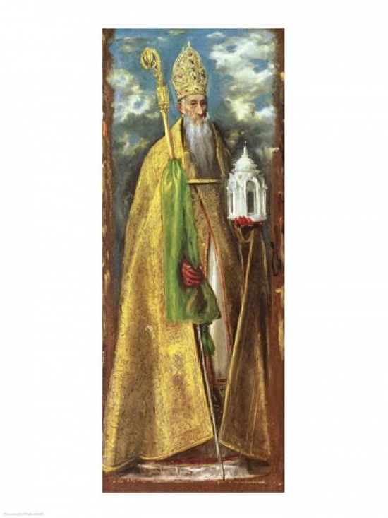 Saint Augustine of Hippo Poster Print by El Greco - 18 x 24 in.