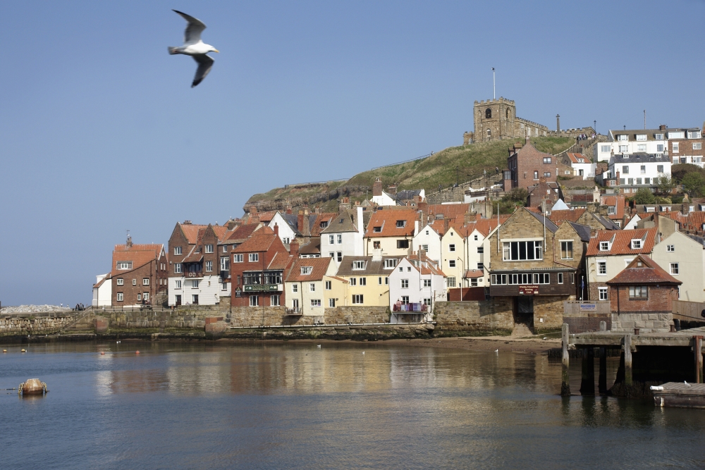 Whitby Harbour Poster Print, 19 x 12