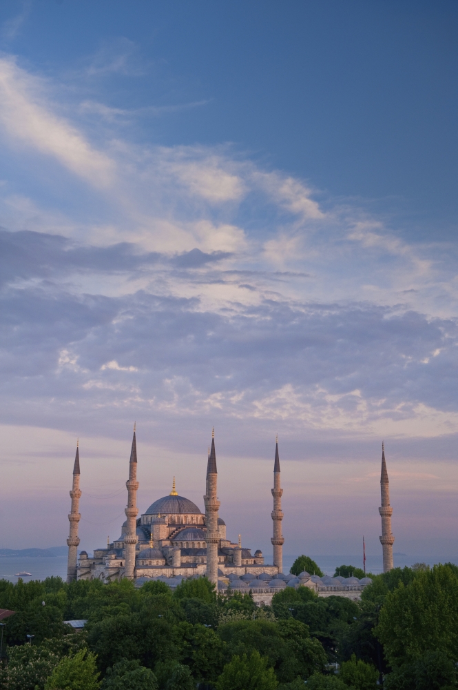 Blue Mosque Poster Print, 12 x 19