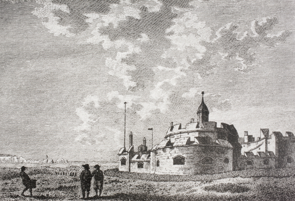 Picture of Hurst Castle Near Portsmouth, England, In 1773 Charles I Was Imprisoned Here Before His Trial From Memoirs of The Martyr King By Allan Fea Published 1905 Poster Print, 36 x 24 - Large