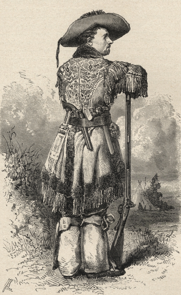 DPI1903641 Charles H. Utter Aka Colorado Charlie Born 1838 From Georgetown Colorado Poster Print, 11 x 18