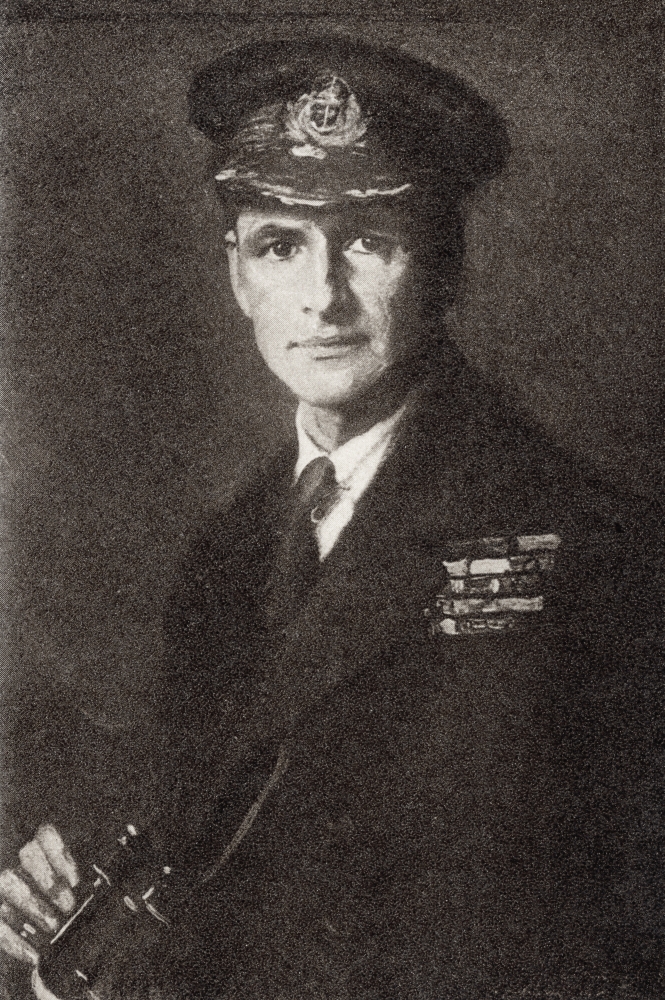 DPI1903660LARGE Admiral Edward Ratcliffe Garth Russell Evans 1st Baron Mountevans 1881 to 1957 Poster Print, 22 x 36 - Large