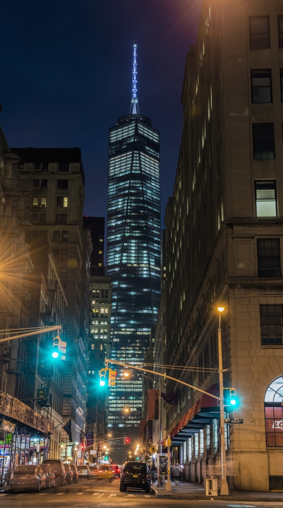World Trade Center at Twilight - New York City United States of America Poster Print - 11 x 20 in.