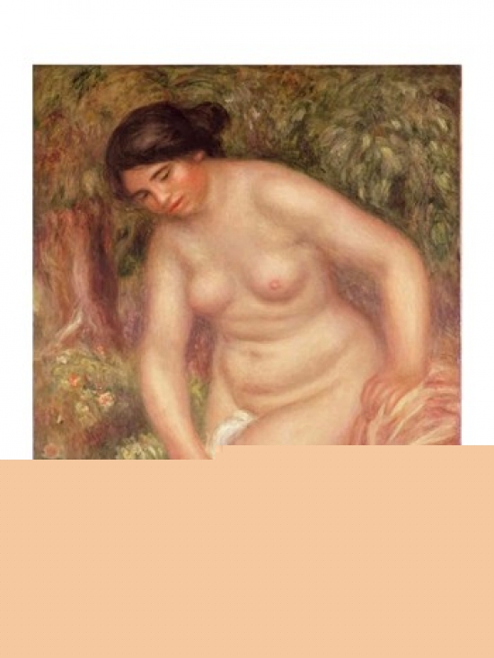 BALBAL76840LARGE Bather Drying Herself 1895 Poster Print by Pierre-Auguste Renoir - 24 x 36 in. - Large