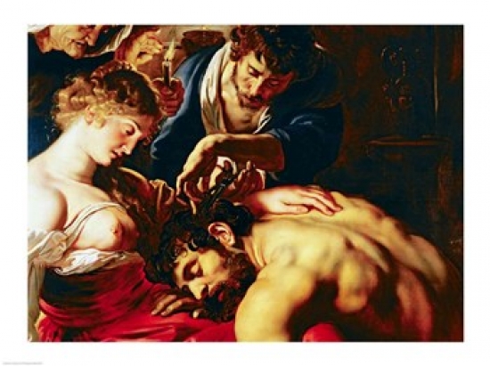 Samson & Delilah Poster Print by Peter Paul Rubens - 24 x 18 in.