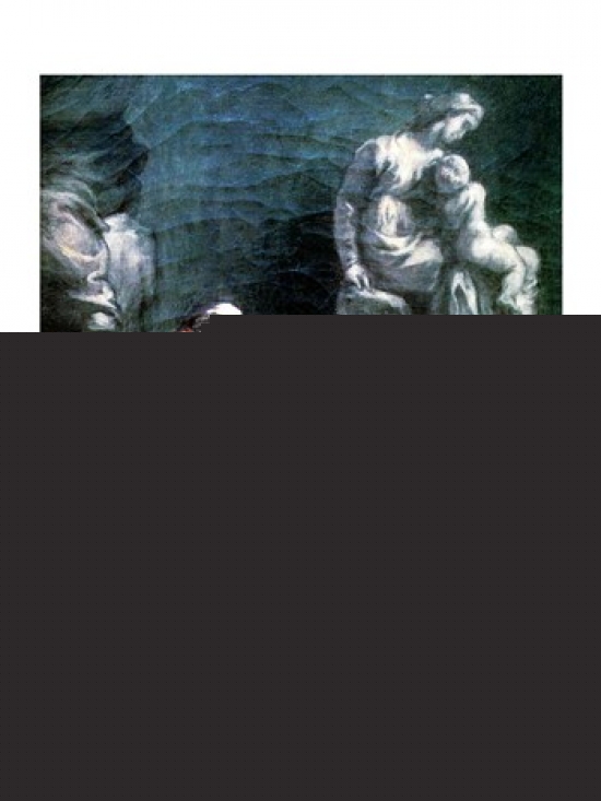 Michelangelo in His Studio Poster Print by Eugene Delacroix - 18 x 24 in.