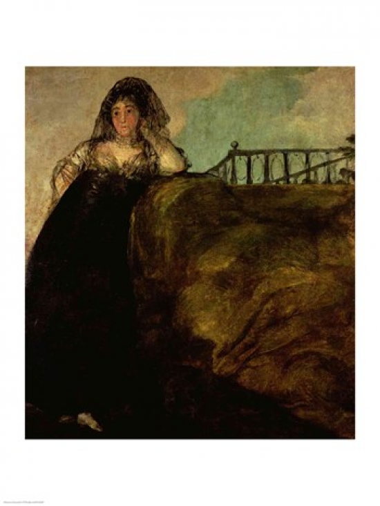 Picture of Posterazzi BALXIR148899 Leocadia Zorilla The Artists Housekeeper C.1821 Poster Print by Francisco De Goya - 18 x 24 in.