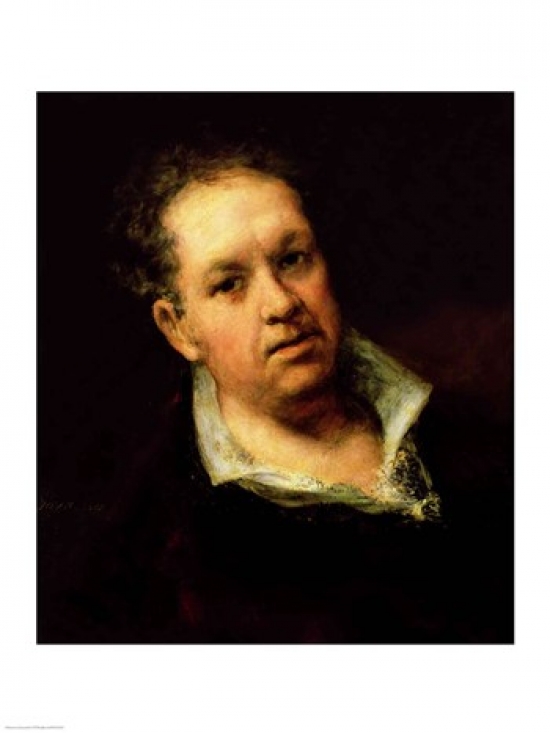 Picture of Posterazzi BALXIR157953 Self Portrait 1815 Poster Print by Francisco De Goya - 18 x 24 in.