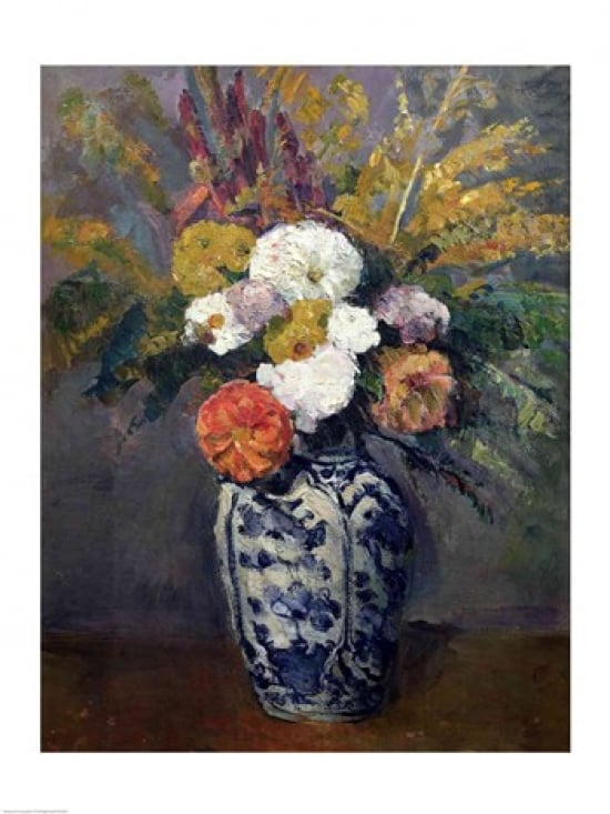 Picture of Posterazzi BALXIR160587 Dahlias Poster Print by Paul Cezanne - 18 x 24 in.