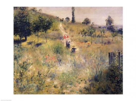 BALXIR16125 The Path Through The Long Grass Poster Print by Pierre-Auguste Renoir - 24 x 18 in.