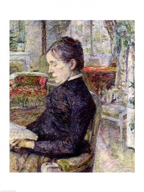 Picture of Posterazzi BALXIR175185LARGE Adele Tapie De Celeyran Poster Print by Henri De Toulouse-Lautrec - 24 x 36 in. - Large