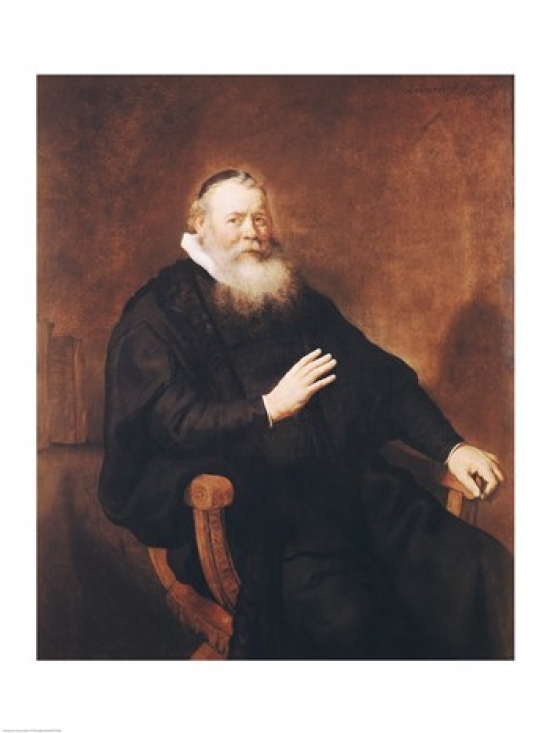 Picture of Posterazzi BALXIR179432 Portrait of Pastor Eleazer Swalmius Poster Print by Rembrandt Van Rijn - 18 x 24 in.