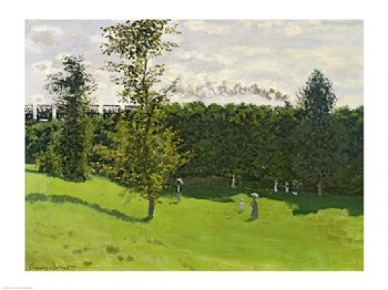 Picture of Posterazzi BALXIR19128 The Train in The Country C.1870-71 Poster Print by Claude Monet - 24 x 18 in.