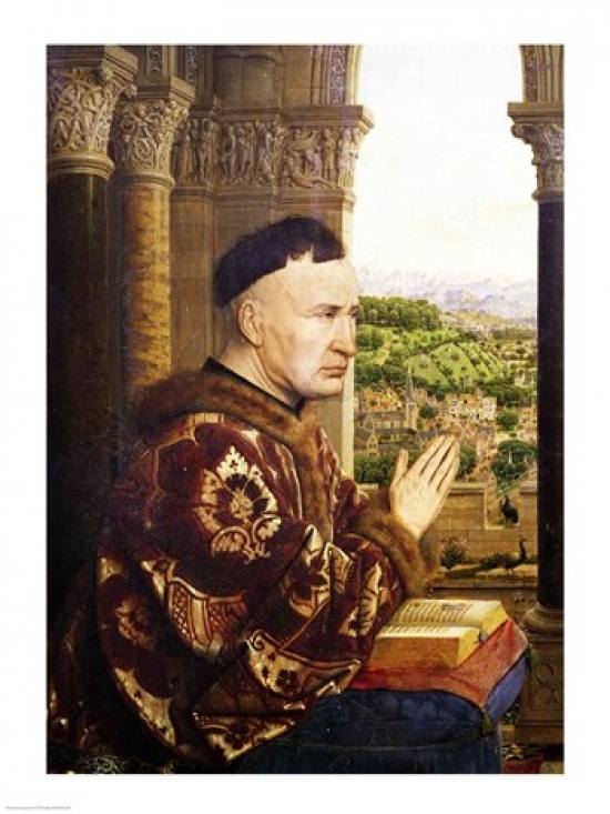 Picture of Posterazzi BALXIR192164 The Rolin Madonna Poster Print by Jan Van Eyck - 18 x 24 in.
