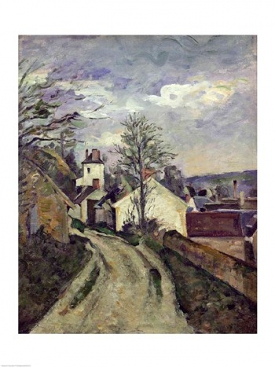 BALXIR197272LARGE The House of Doctor Gachet Poster Print by Paul Cezanne - 24 x 36 in. - Large