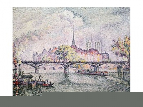 Picture of Posterazzi BALXIR203258LARGE Ile De La Cite Paris 1912 Poster Print by Paul Signac - 36 x 24 in. - Large