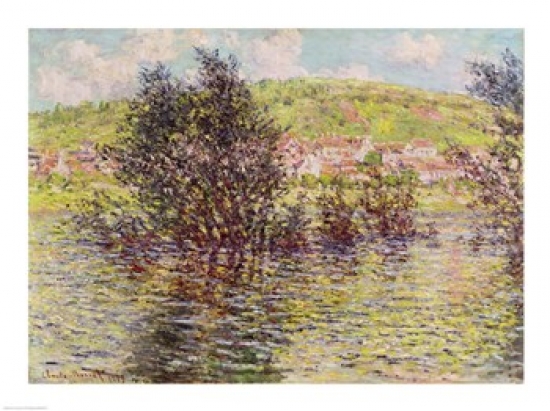 Picture of Posterazzi BALXIR240247 Vetheuil View From Lavacourt 1879 Poster Print by Claude Monet - 24 x 18 in.