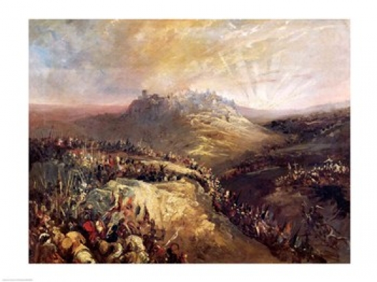 Picture of Posterazzi BALXIR240995 The Crusaders Before Jerusalem Poster Print by Diego Velazquez - 24 x 18 in.