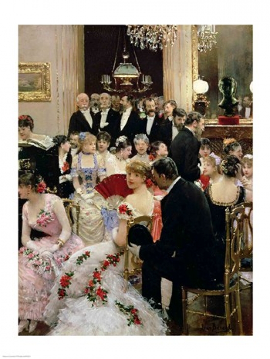 The Soiree Poster Print by Jean Beraud - 18 x 24 in.