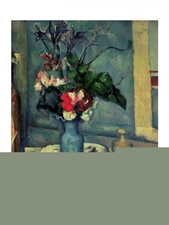 The Blue Vase Poster Print by Paul Cezanne - 24 x 36 in. - Large