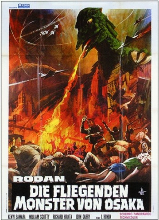 Rodan Movie Poster - 11 x 17 in.
