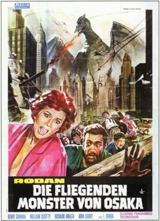 Rodan Movie Poster - 11 x 17 in.