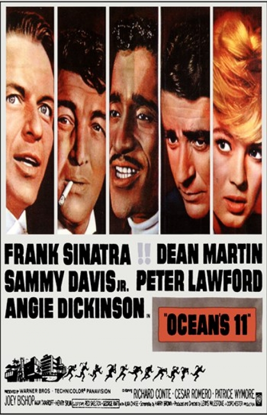 Oceans 11 Movie Poster - 11 x 17 in.