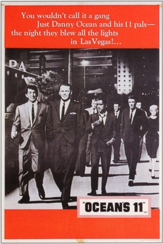 Oceans 11 Movie Poster - 11 x 17 in.