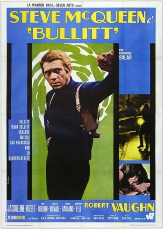 Bullitt Movie Poster - 11 x 17 in.